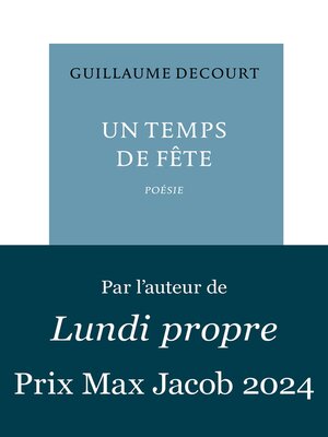 cover image of Un temps de fête